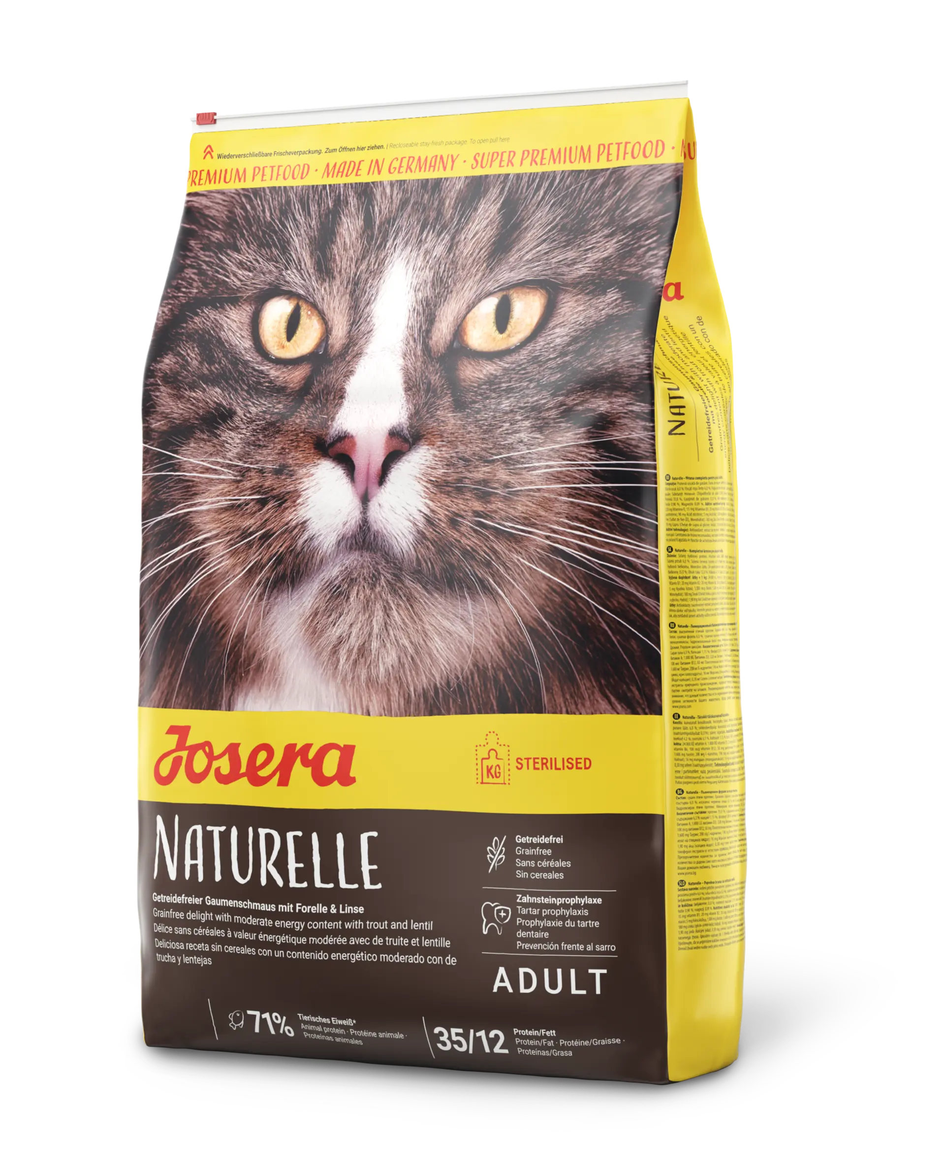 غذای خشک گربه نیچرله جوسرا Josera Naturelle